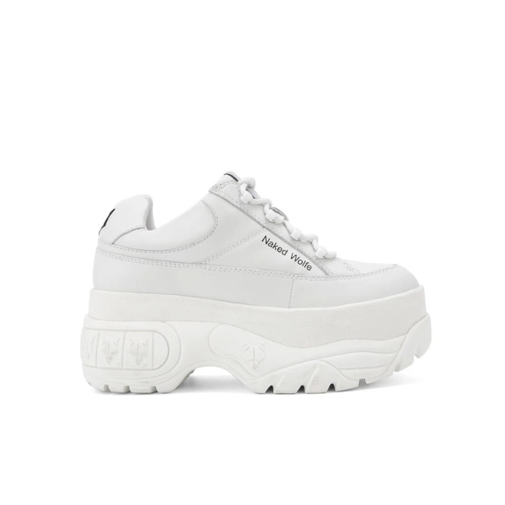NAKED WOLFE SPORTY WHITE SNEAKERS